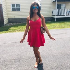 Adorable flare skirt French Connection dress!